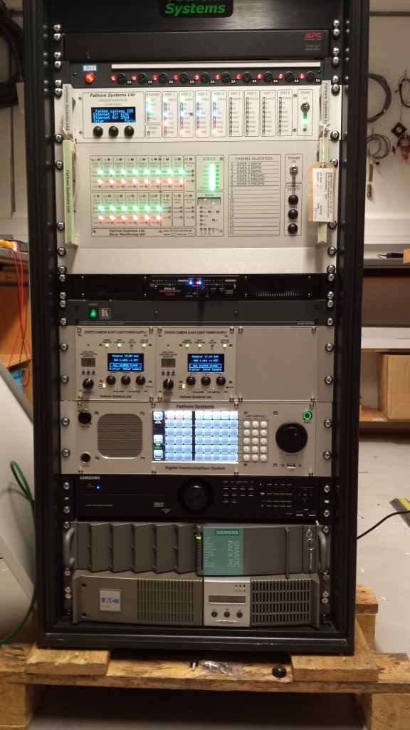 25U Air Dive Comms Video DMS Rack