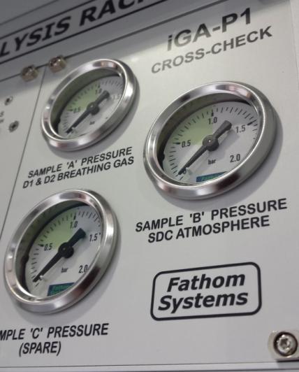 Triple Sample Pressure Gauge